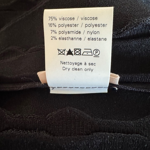 Alaia pleated stretch knit black skirt, size xxl, NWT - Picture 10 of 12